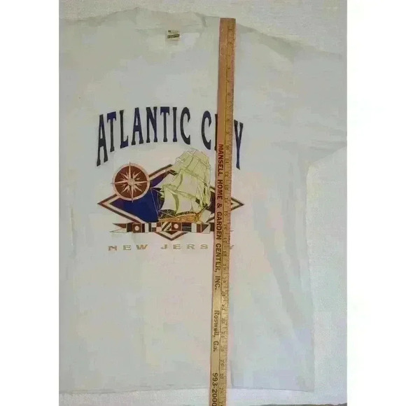 Vintage 90s Atlantic City New Jersey T-Shirt XL Screen Stars single stitch USA - Picture 3 of 10